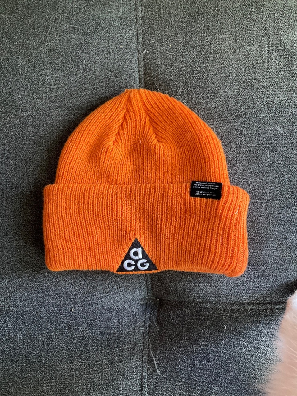 EUC Nike ACG Orange Knit Hat